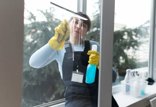 Nettoyage de vitres intérieures et extérieures à Saint-Jean-du-Bouzet